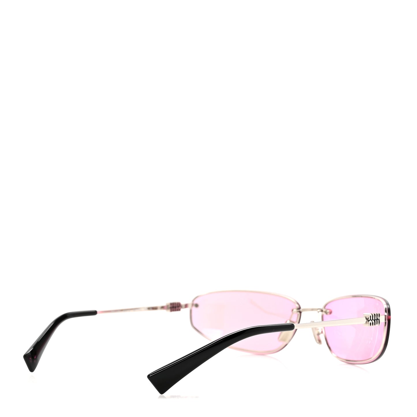 Metal Oval Sunglasses SMUA50 Pink