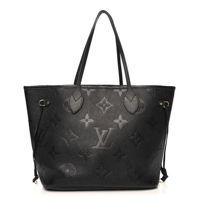 Louis Vuitton Empreinte Monogram Giant Neverfull MM Black 1 of 14