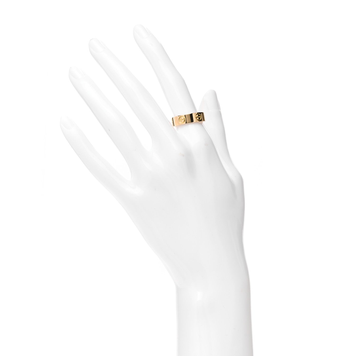 Cartier 18K Yellow Gold 5.5mm LOVE Ring 53 6.25 2 of 5