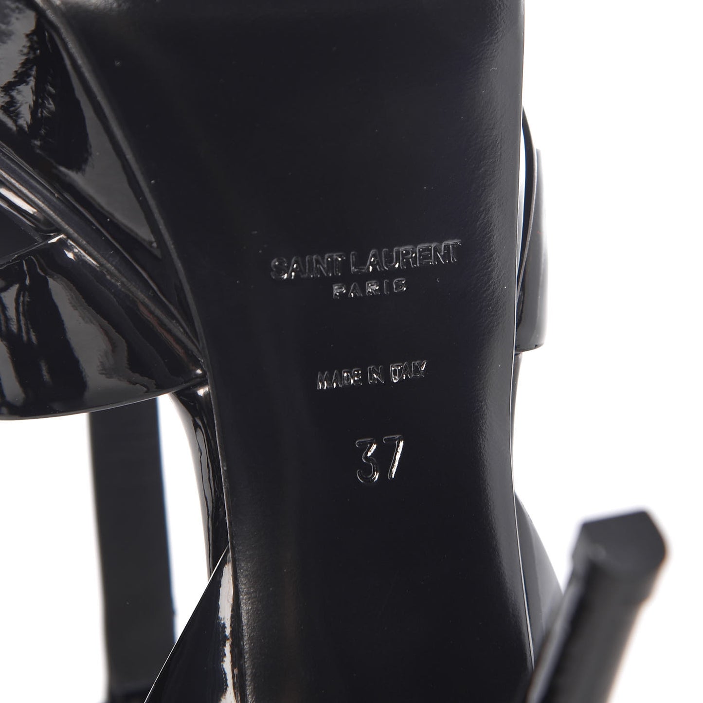 Patent Tribute 75 Platform Sandals 37 Black