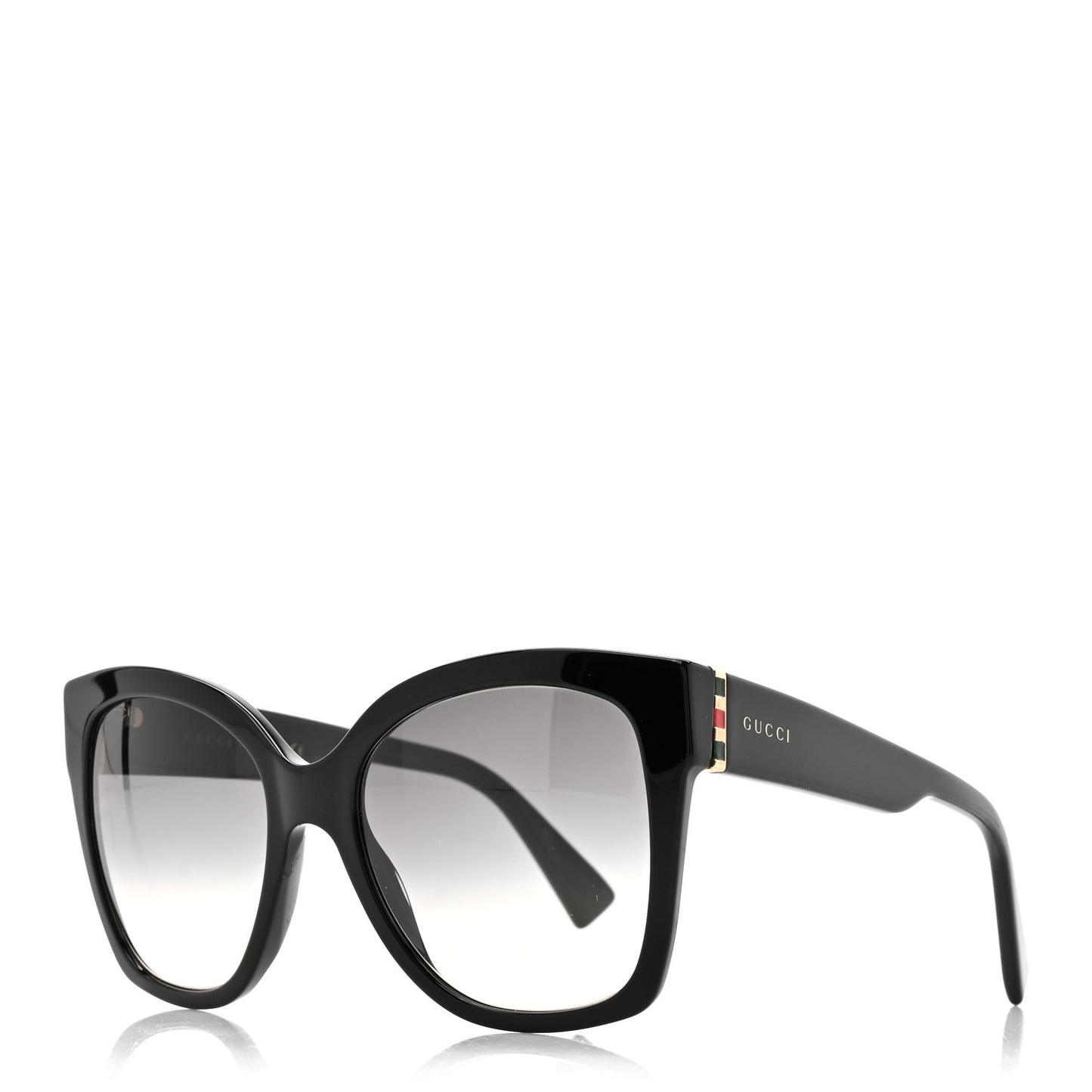 Acetate Square Frame Sunglasses GG0459S Black