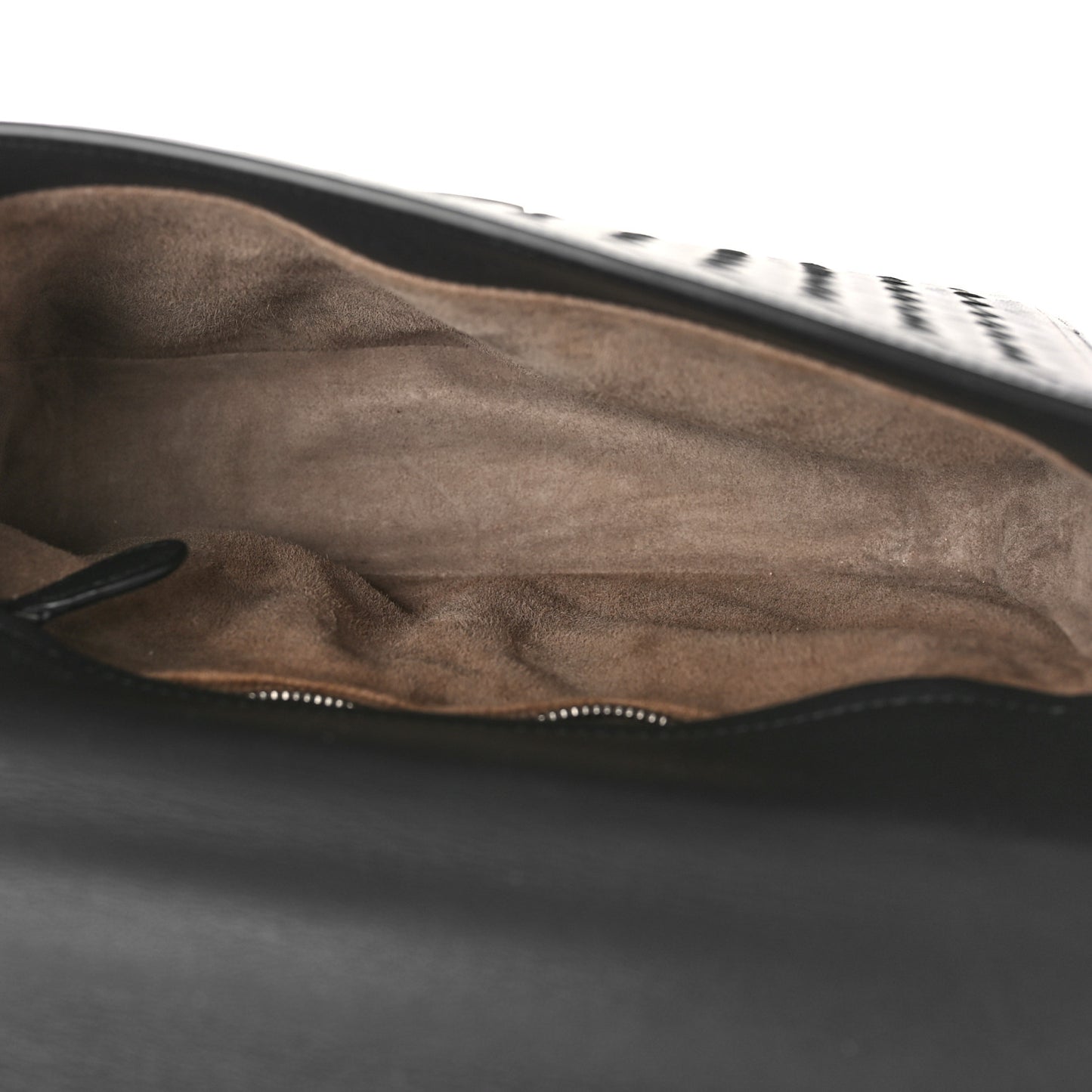 Nappa Intrecciato Alumna Bag Black