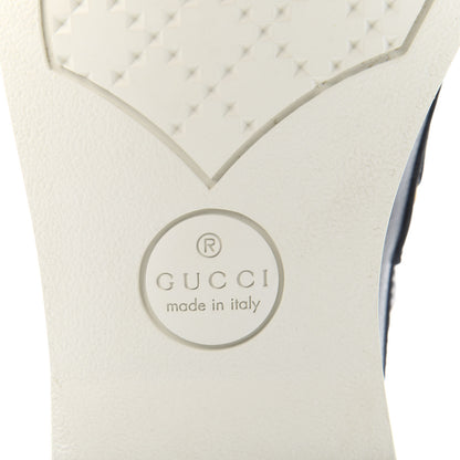 Gucci Calfskin Mens Delta Boat Loafer 9.5 Blue 7 of 9