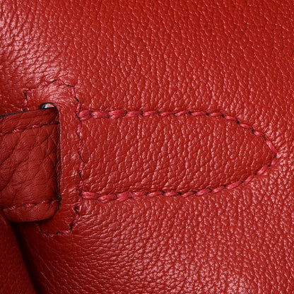 Hermes Togo Birkin 35 Rouge Casaque 15 of 29