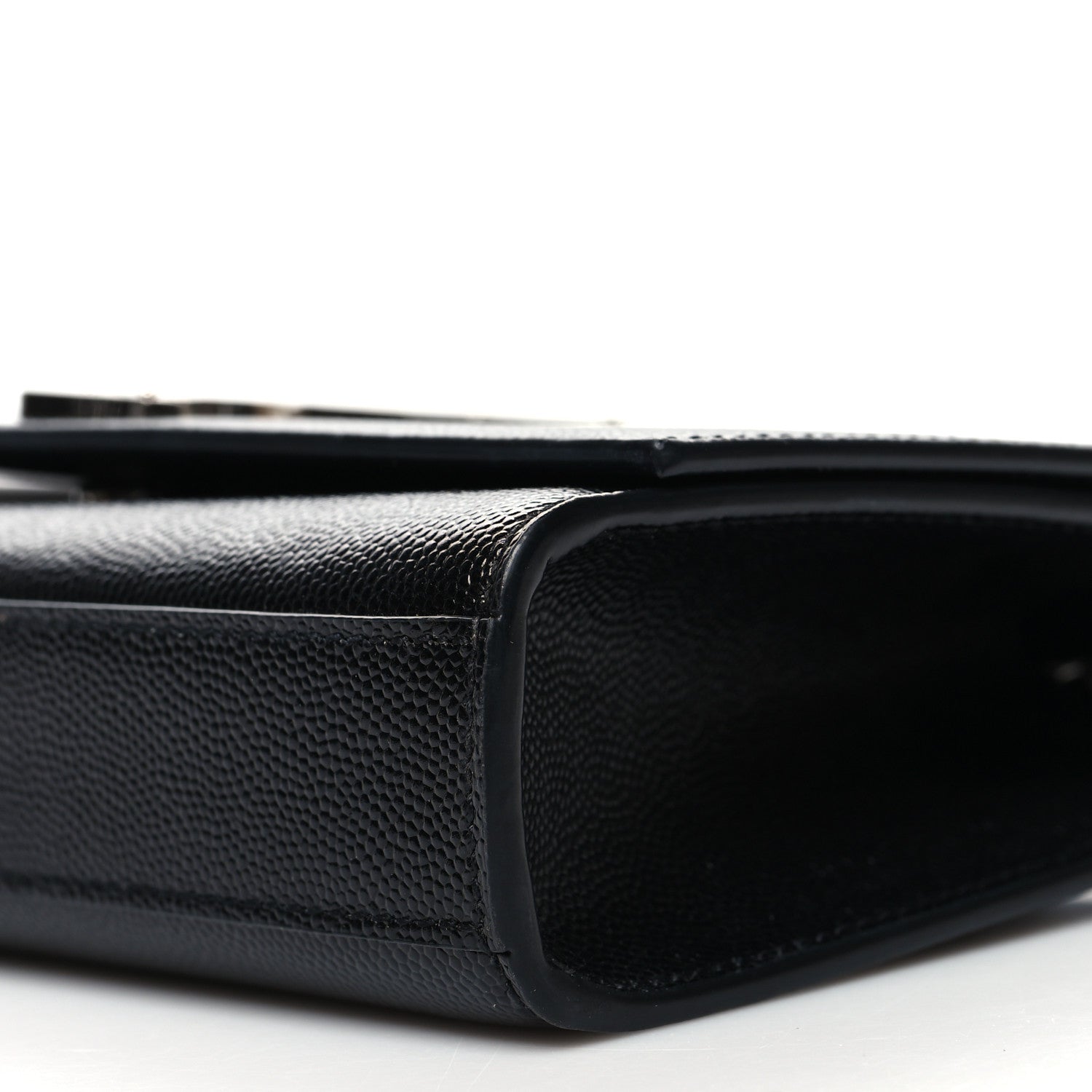Saint Laurent Grain De Poudre Small Monogram Kate Satchel Black 10 of 10