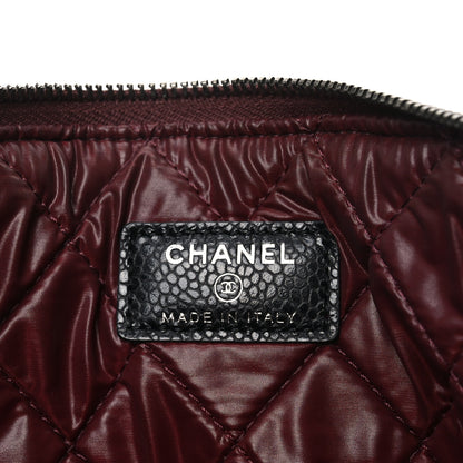 Chanel Caviar Quilted Large Cosmetic Case Black 6 of 7