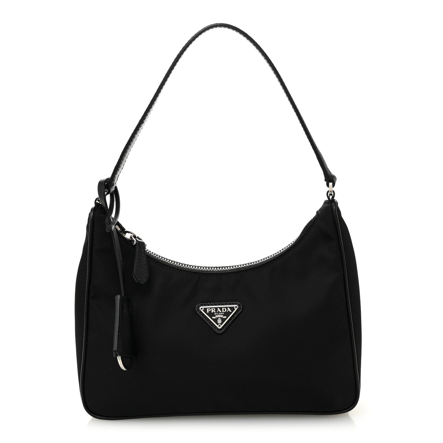 Prada Tessuto Nylon Saffiano Mini Re-Edition 2005 Bag Black 1 of 11