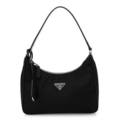 Prada Tessuto Nylon Saffiano Mini Re-Edition 2005 Bag Black 1 of 11