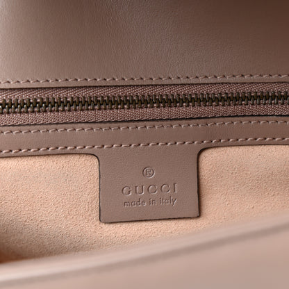 Gucci Calfskin Matelasse Small GG Marmont Shoulder Bag Porcelain Rose 6 of 10
