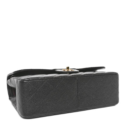 Chanel Caviar Quilted Jumbo Double Flap Black 4 of 11