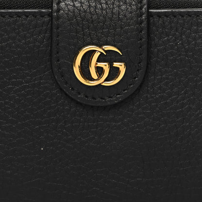 Gucci Piuma Calfskin Medium Bamboo Double G Wallet Black 10 of 10