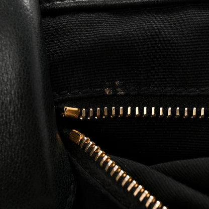 Saint Laurent Lambskin Quilted Maxi Icare Shopping Tote Black 12 of 12
