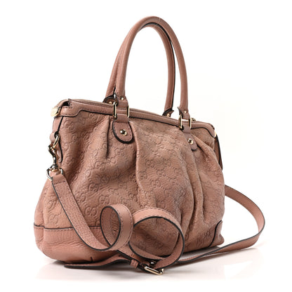 Gucci Guccissima Medium Sukey Top Handle Bag Dusty Rose 3 of 10