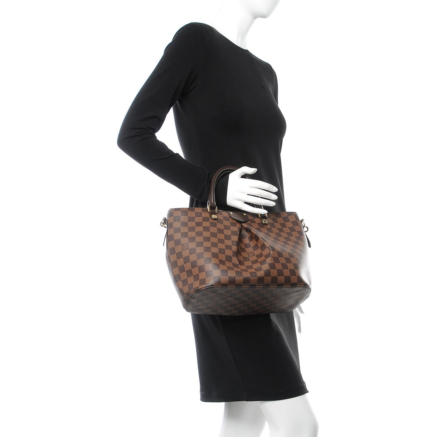 Louis Vuitton Damier Ebene Siena MM 3 of 8