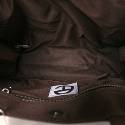 Telfar Vegan Leather Medium Shopping Bag Chocolate 5 of 9