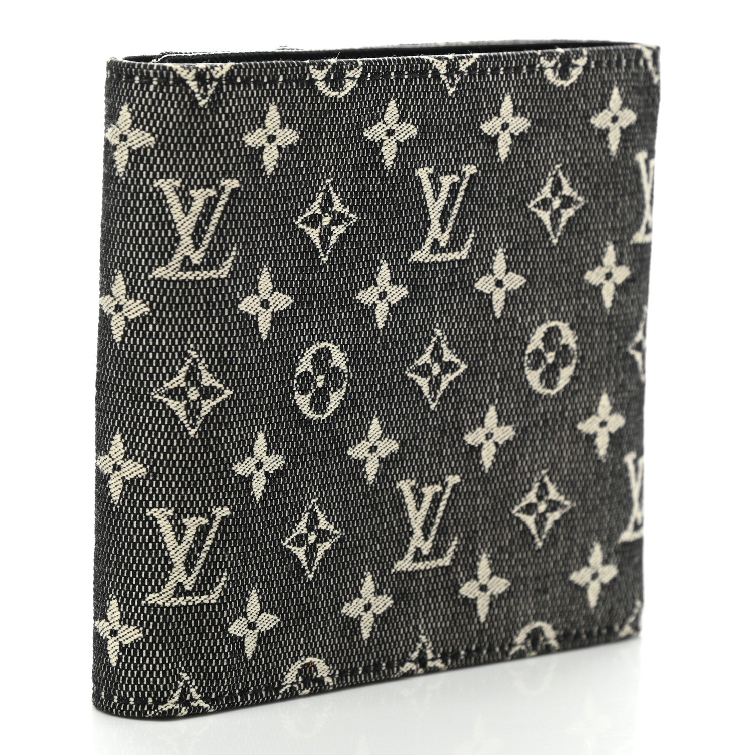 Louis Vuitton Mini Monogram Compact Wallet Blue 3 of 7