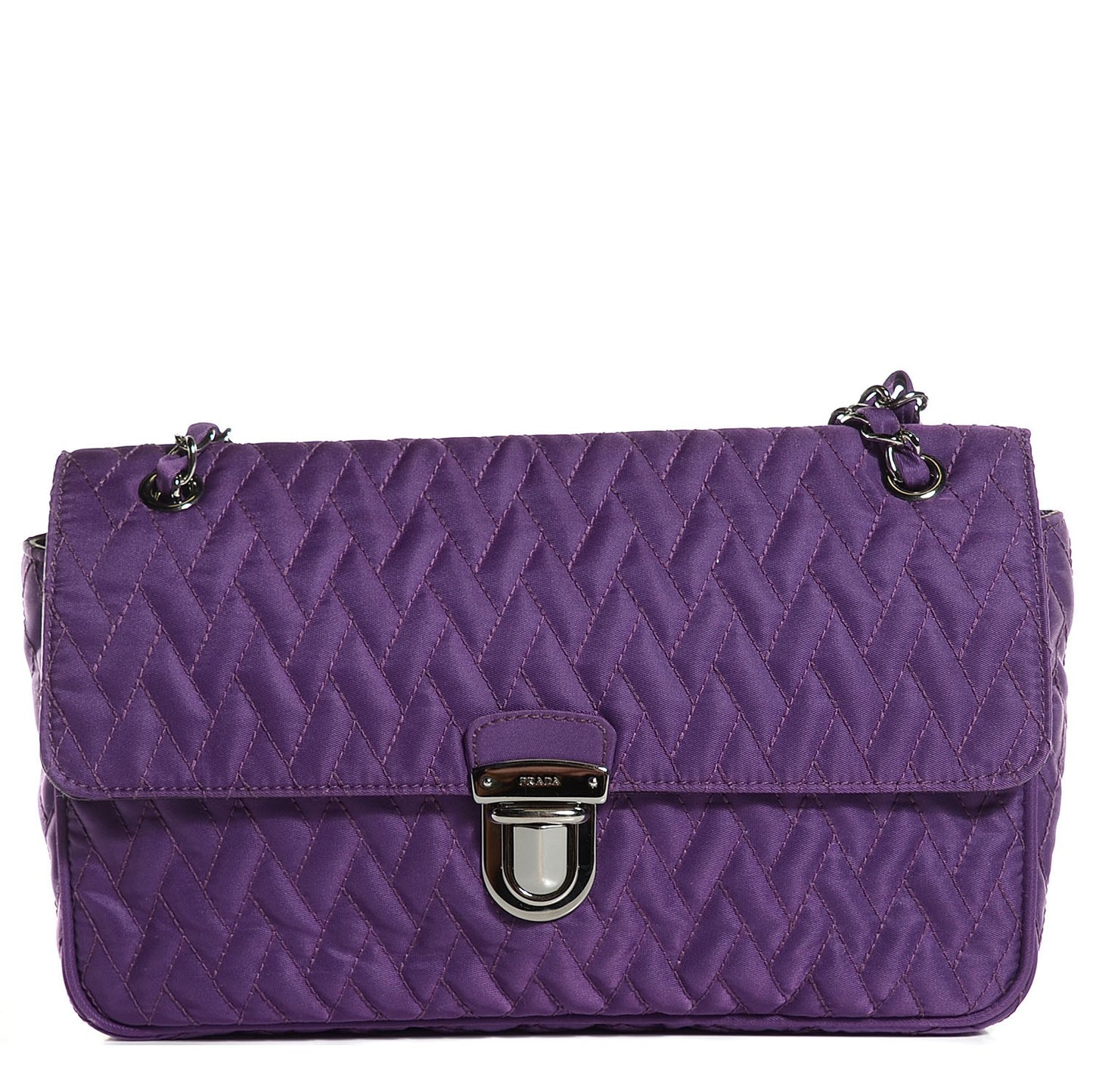 Nylon Tessuto Impuntu Quilted Flap Anemone