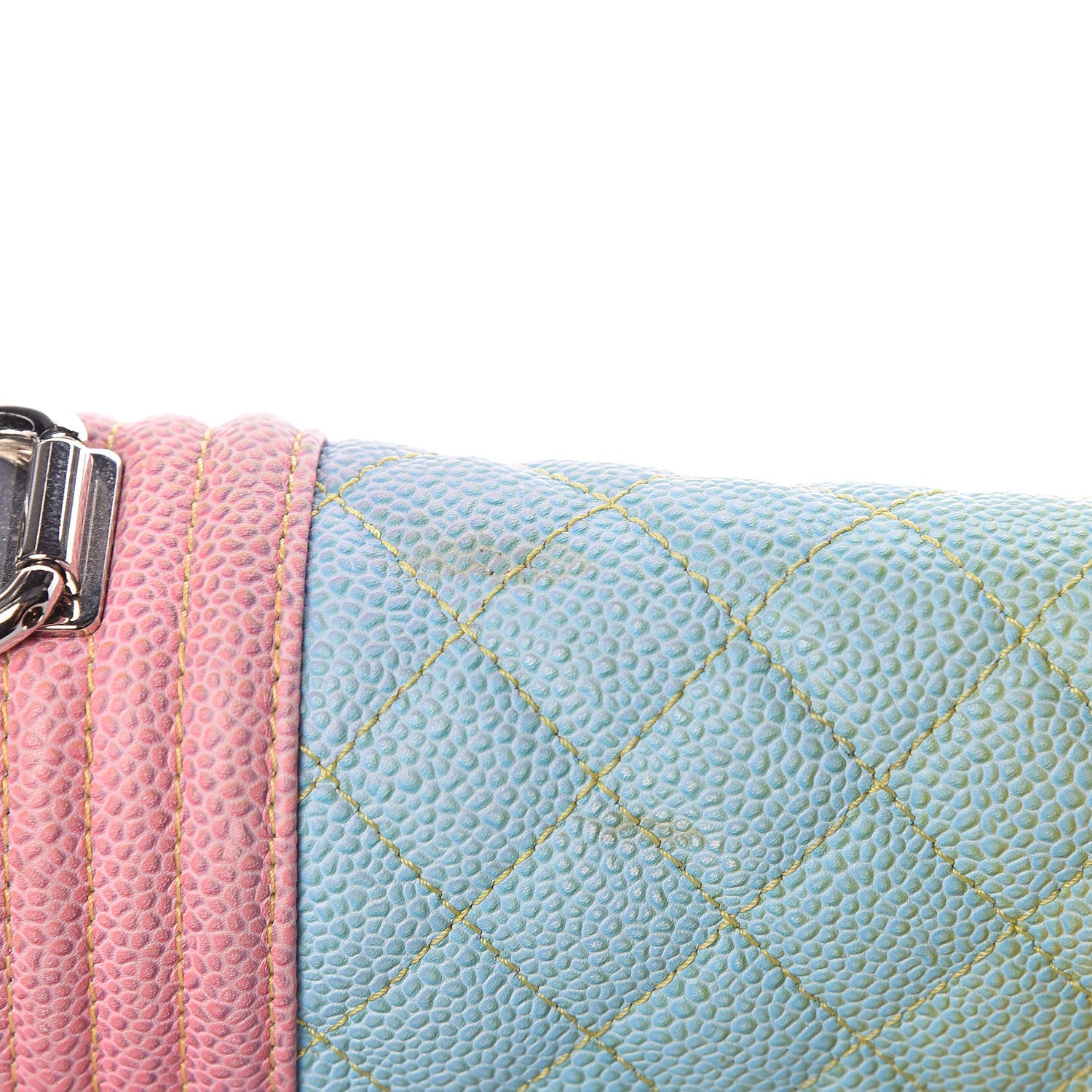 Chanel Caviar Quilted Medium Cuba Rainbow Boy Flap Multicolor 12 of 14