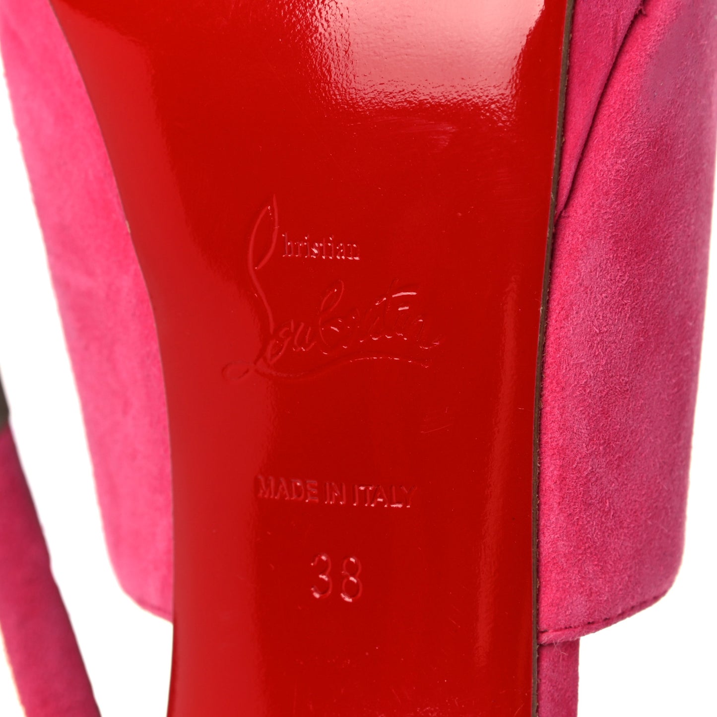Suede Pigamule 120 Slide Sandals 38 Bangal Rose