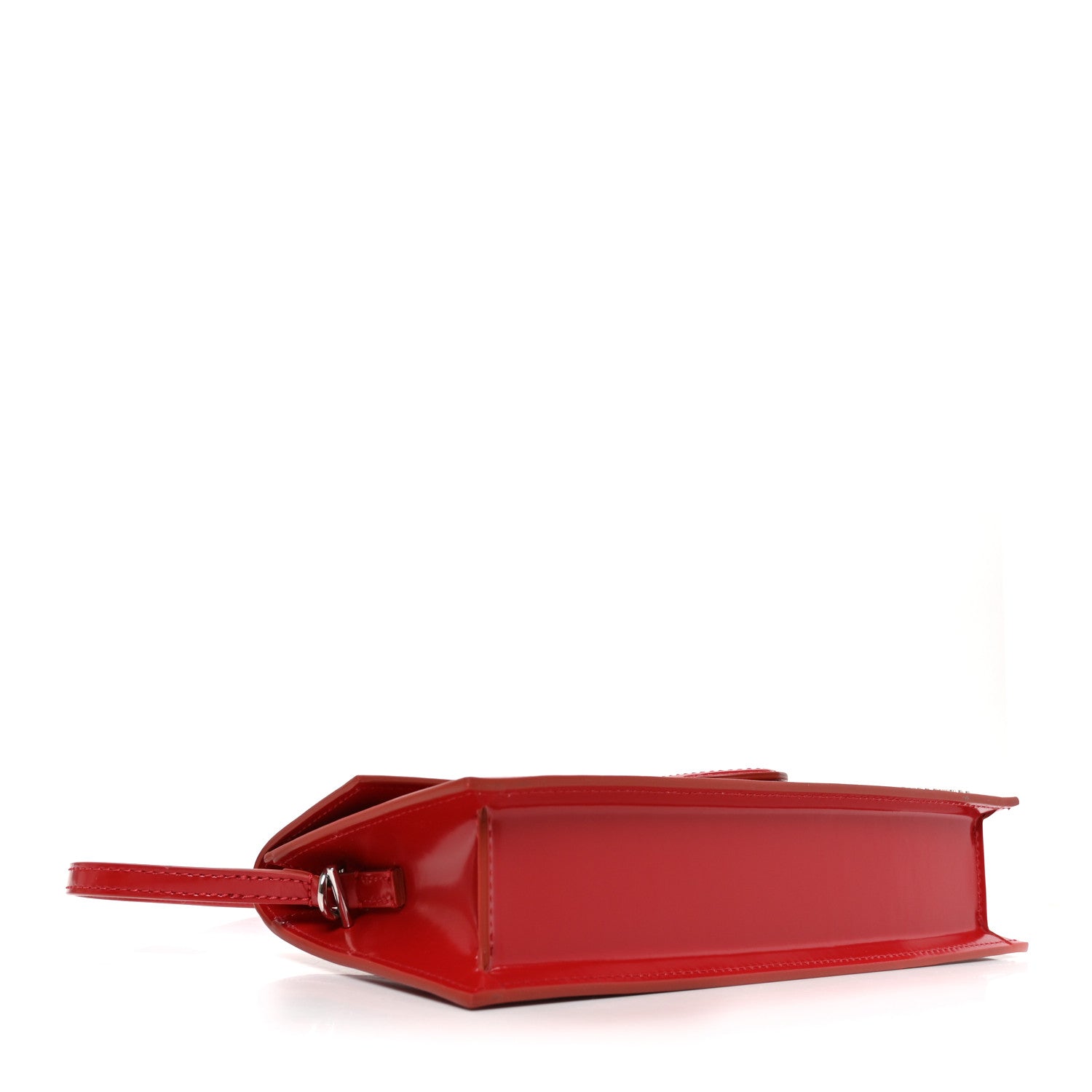 Jacquemus Glazed Calfskin Le Bambino Long Red 4 of 9