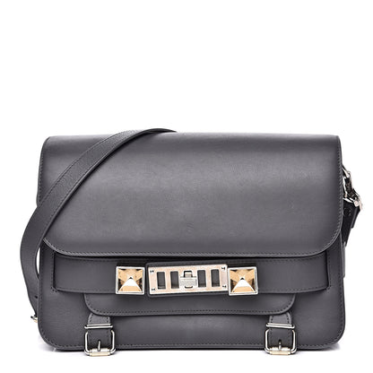 Proenza Schouler Smooth Calfskin PS11 Classic Shoulder Bag Heather Grey 1 of 12