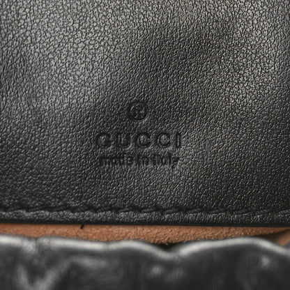 Gucci Calfskin Matelasse Mini GG Marmont 2.0 Bucket Bag Black 6 of 9