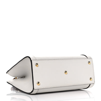 Gucci Wonka Grain Calfskin Mini Diana Tote Bag Mystic White Orange Fluo 4 of 10