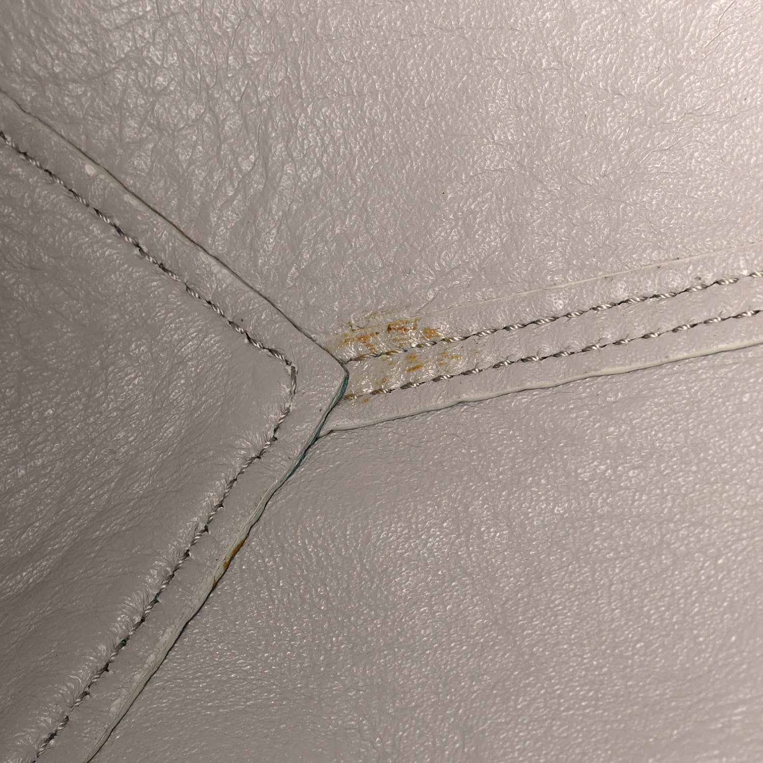 Burberry Signature Grain Calfskin Check Embossed Small Canterbury Tote Aqua Green 15 of 16