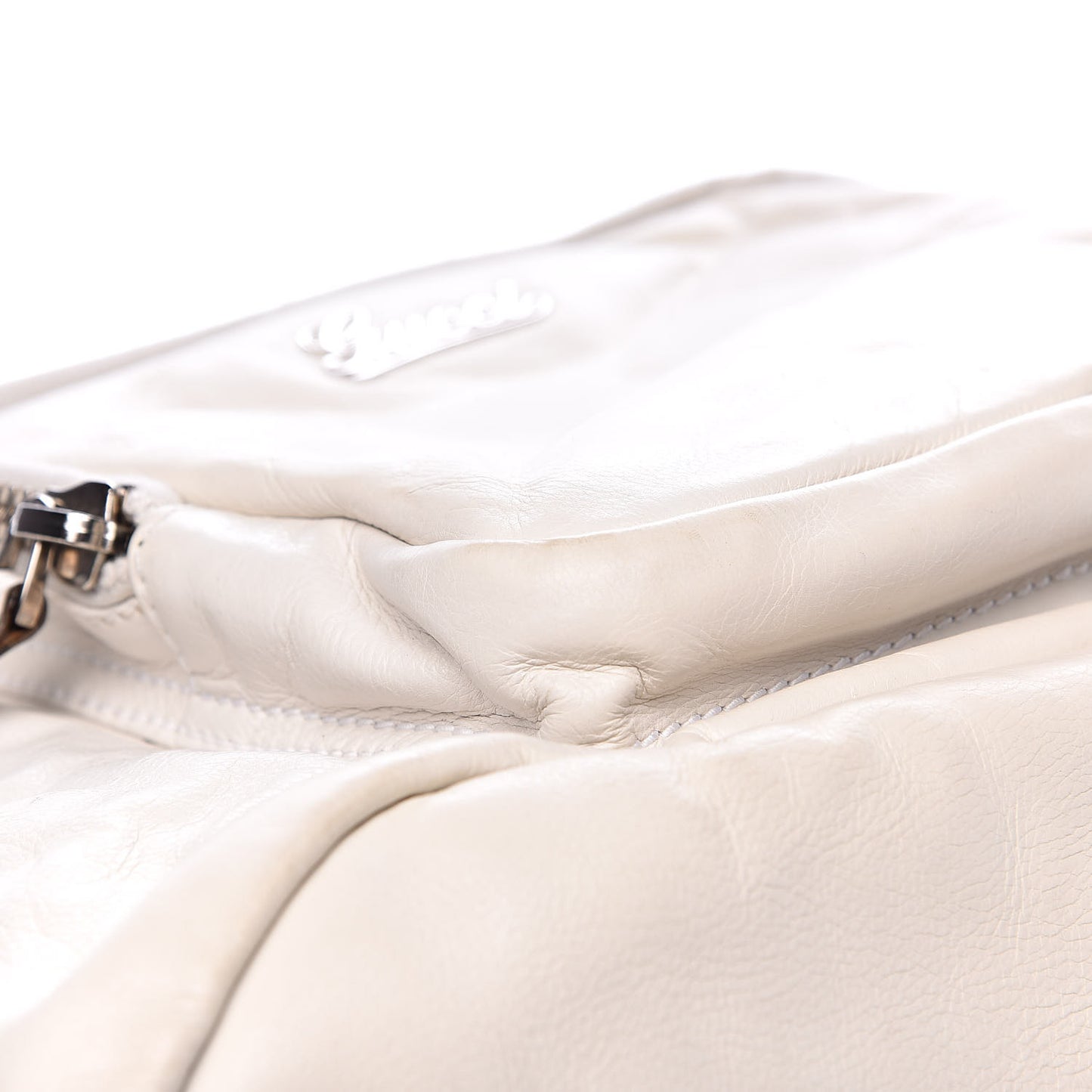 Calfskin Top Handle Tote White