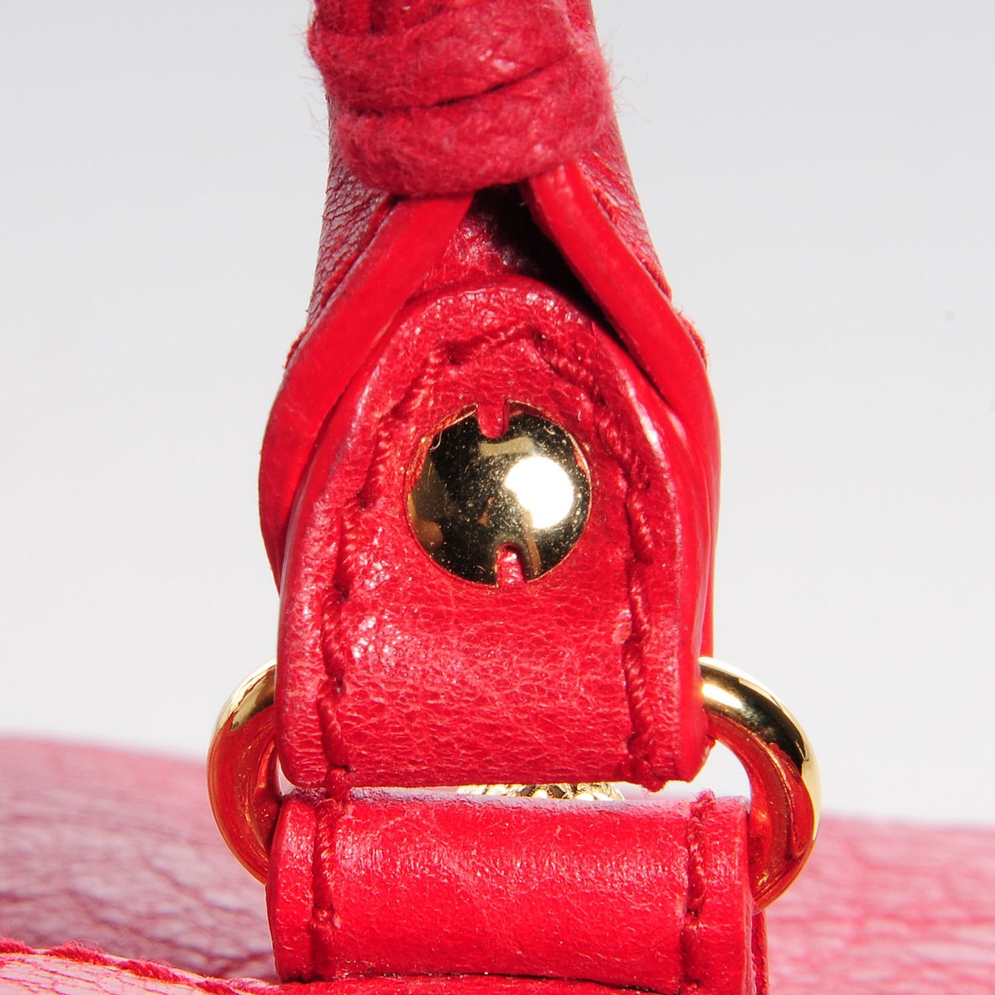 Agneau Giant 12 Gold Hardware Mini City Rouge Cardinal