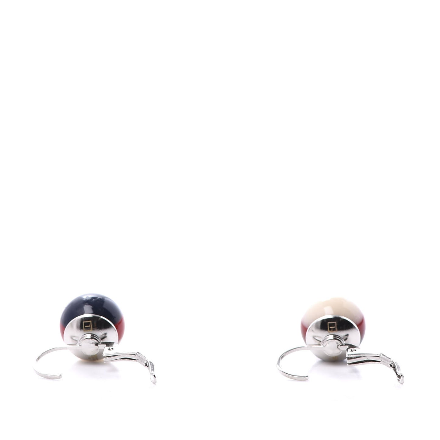 Resin Sylvie Web Earrings Blue Red