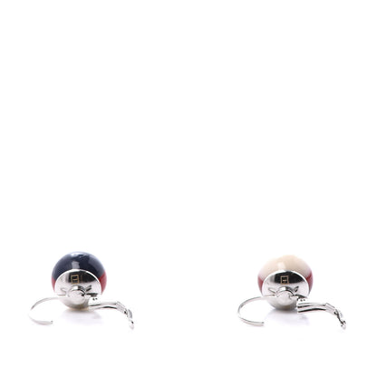 Gucci Resin Sylvie Web Earrings Blue Red 4 of 5