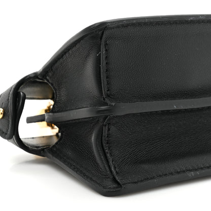 Fendi Shiny Nappa Nano Peekaboo Maxi Handle Satchel Black 9 of 12