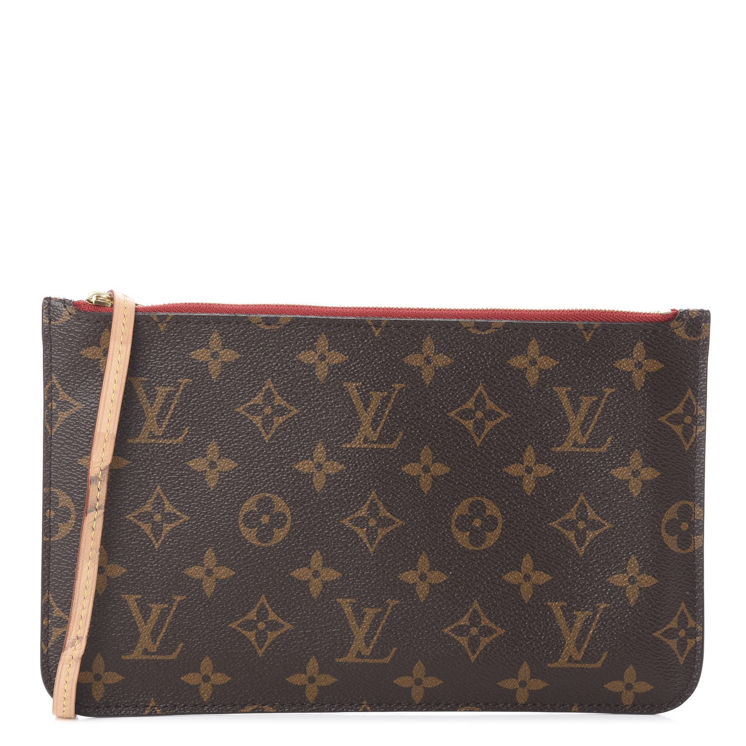 Louis Vuitton Monogram Neverfull MM GM Pochette Cherry 1 of 5