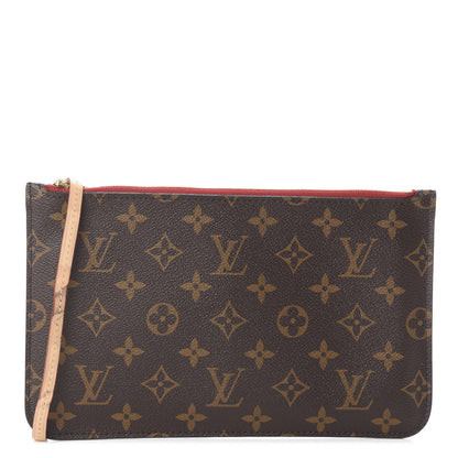 Louis Vuitton Monogram Neverfull MM GM Pochette Cherry 1 of 5