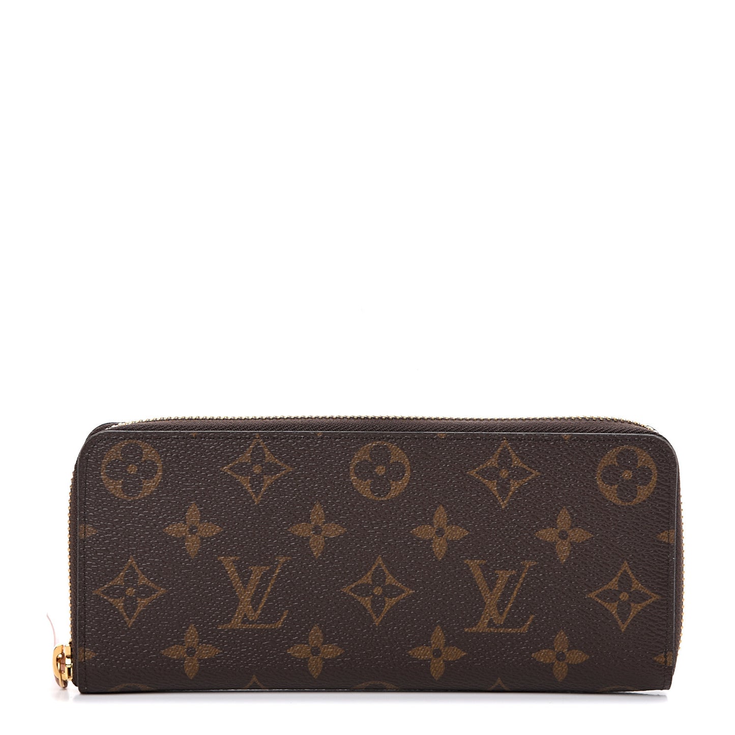 Monogram Clemence Wallet Rose Ballerine