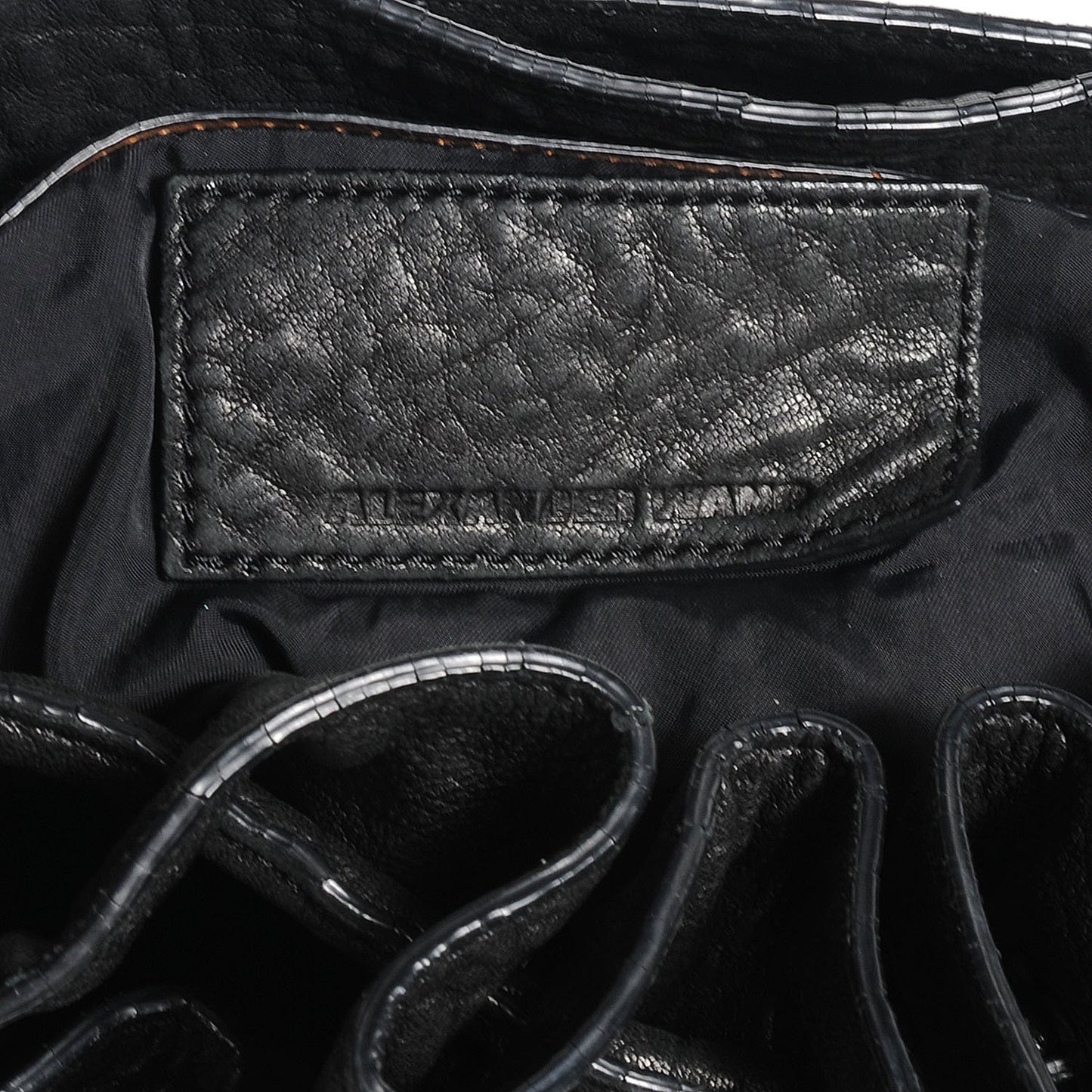 Leather Diego w Matte Black Hardware Black