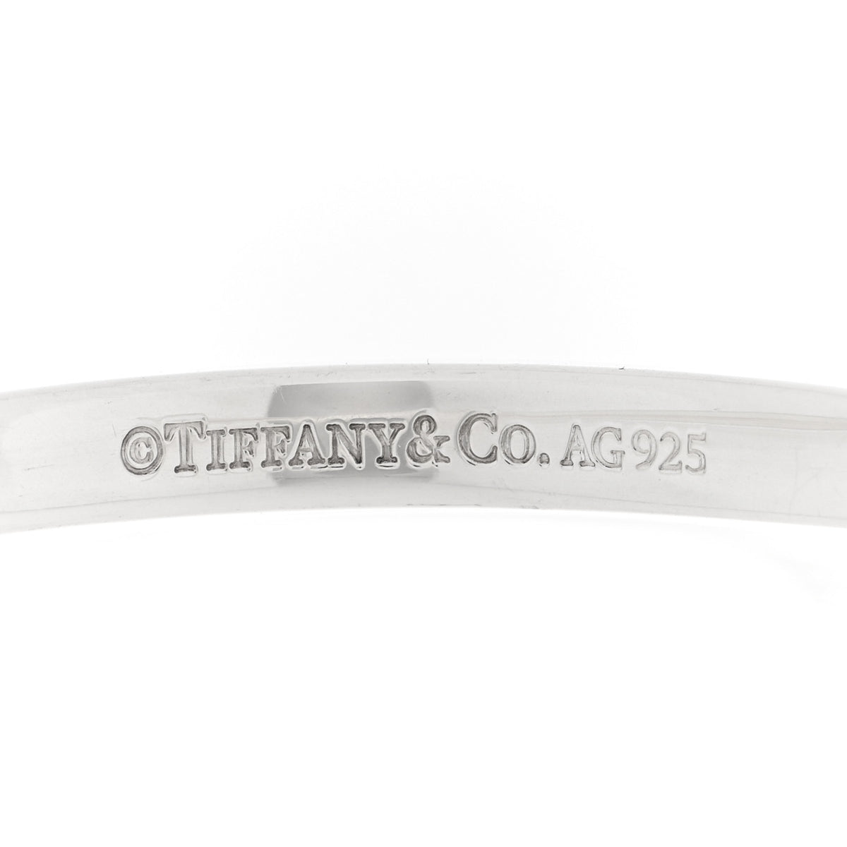 Tiffany Sterling Silver Narrow 1837 Cuff Bracelet 3 of 4