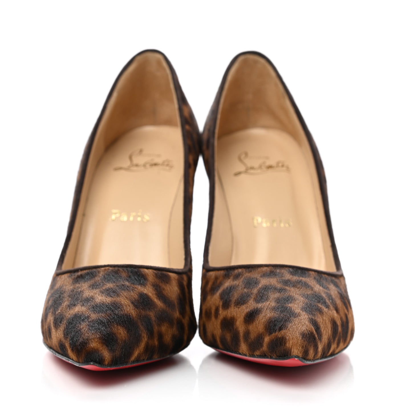 Veau Velours Pigalle Follies 100 Pumps 37 Leopard