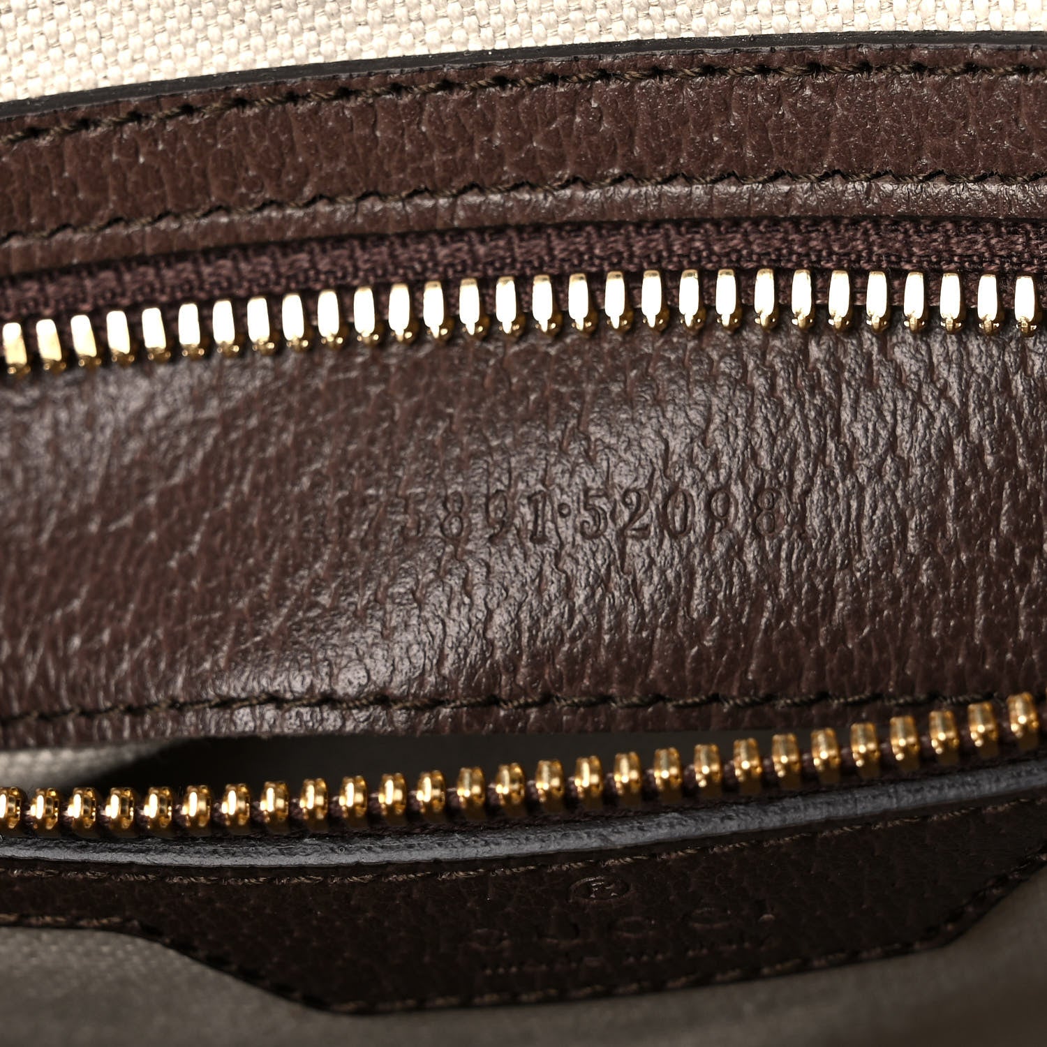 Gucci Monogram Jumbo GG Textured Dollar Calfskin Web Messenger Shoulder Bag Camel Ebony New Acero 7 of 11