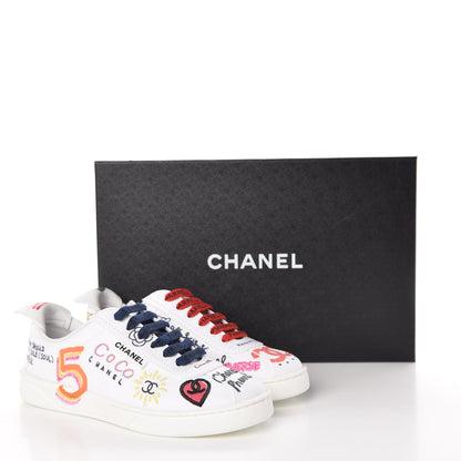 Chanel x Pharrell Williams Canvas Womens Sneakers 35 White 23 of 23