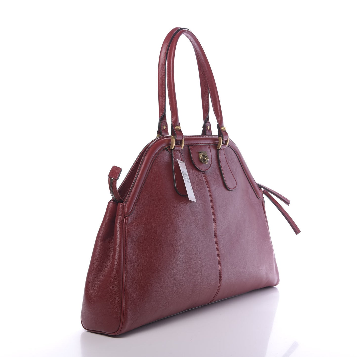 Calfskin Large Re(Belle) Top Handle Bag Red