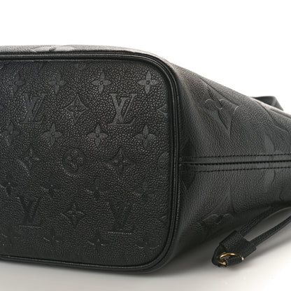 Louis Vuitton Empreinte Monogram Giant Neverfull MM Black 9 of 9