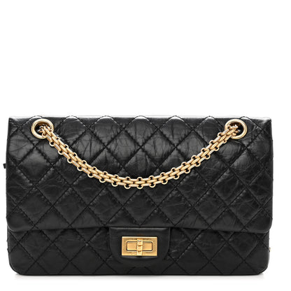 Chanel Aged Calfskin Quilted 2.55 Reissue 225 Flap Black 1 of 10
