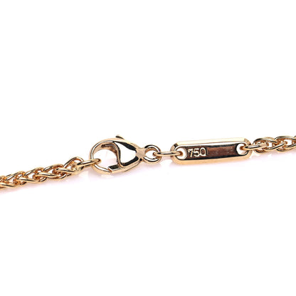 Chopard 18K Yellow Gold Diamond Happy Diamonds Icons Heart Pendant Necklace 4 of 6