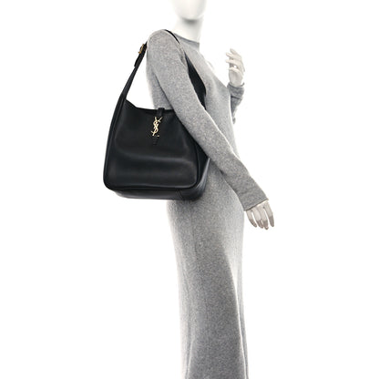 Saint Laurent Smooth Calfskin Large Le 5 A 7 Soft Hobo Black 2 of 10