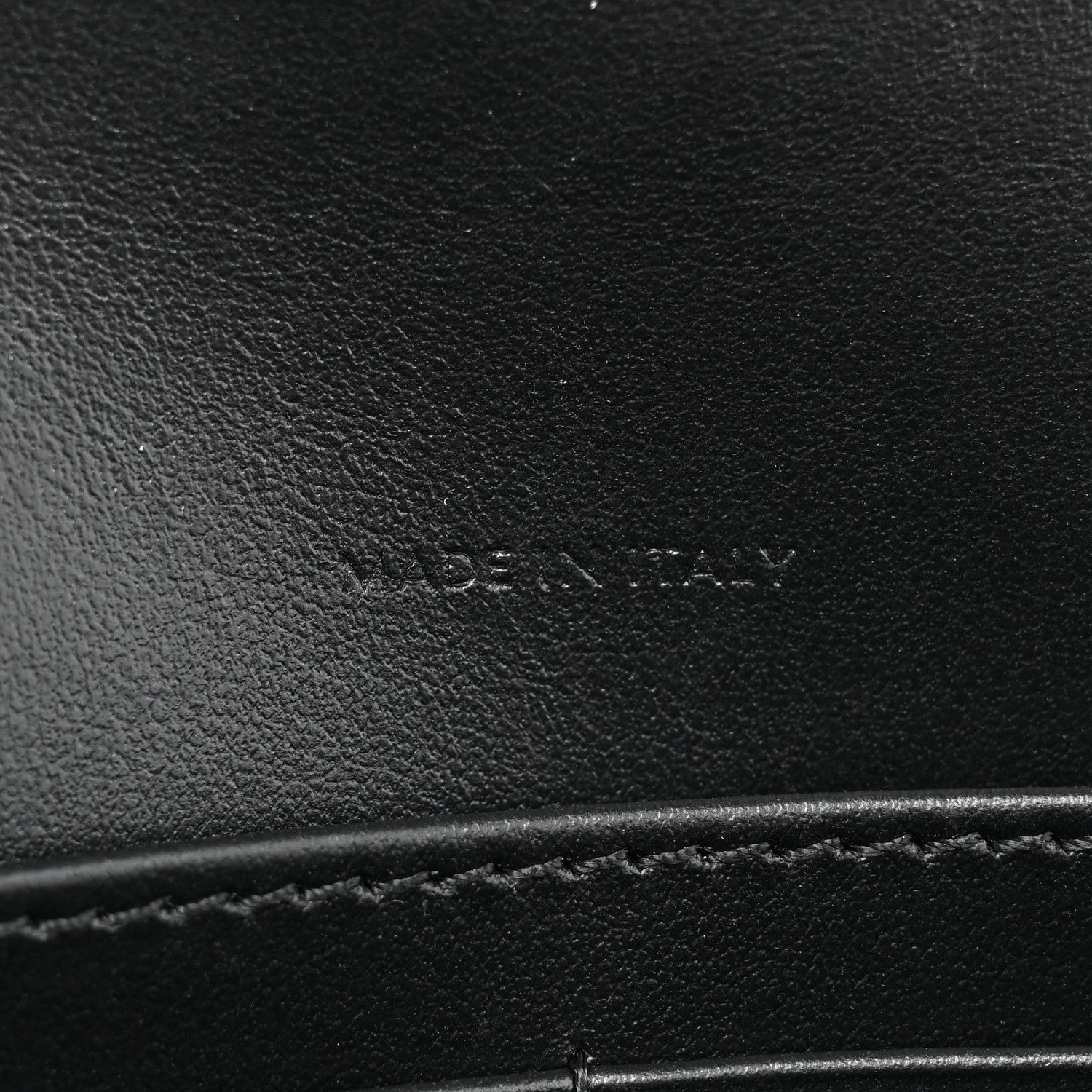 Celine Shiny Calfskin Triomphe Margo Wallet on Chain Black 6 of 11