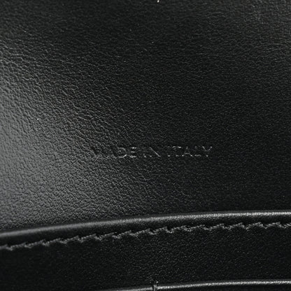 Celine Shiny Calfskin Triomphe Margo Wallet on Chain Black 6 of 11