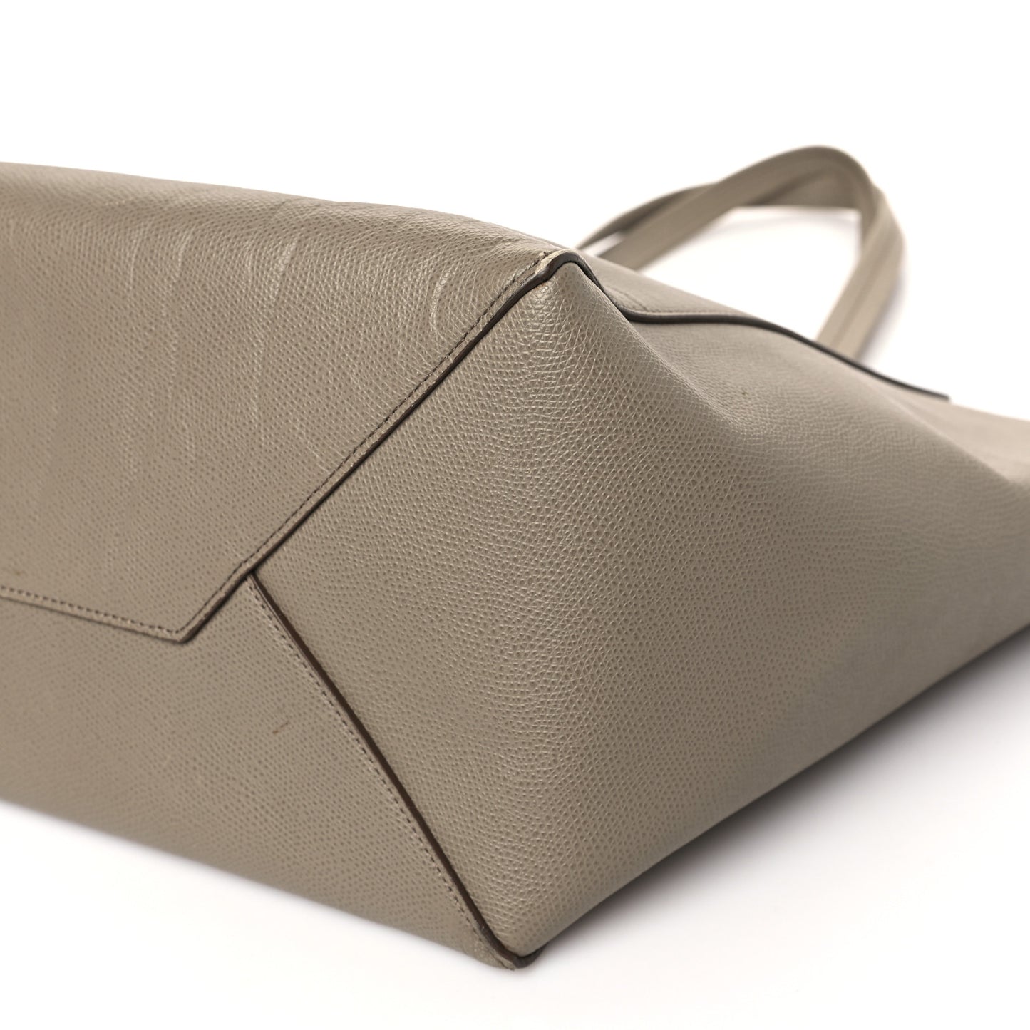 Grained Calfskin Medium Horizontal Cabas Phantom Taupe