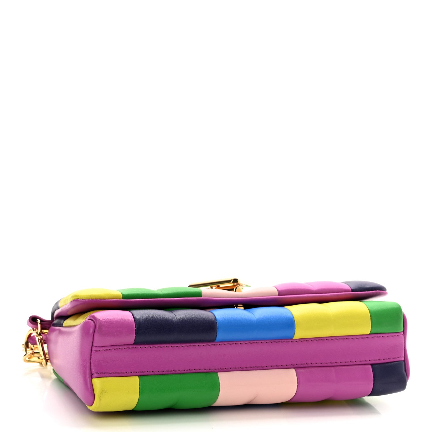 Louis Vuitton Lambskin Pochette Twist Shoulder Bag Multicolor 5 of 11